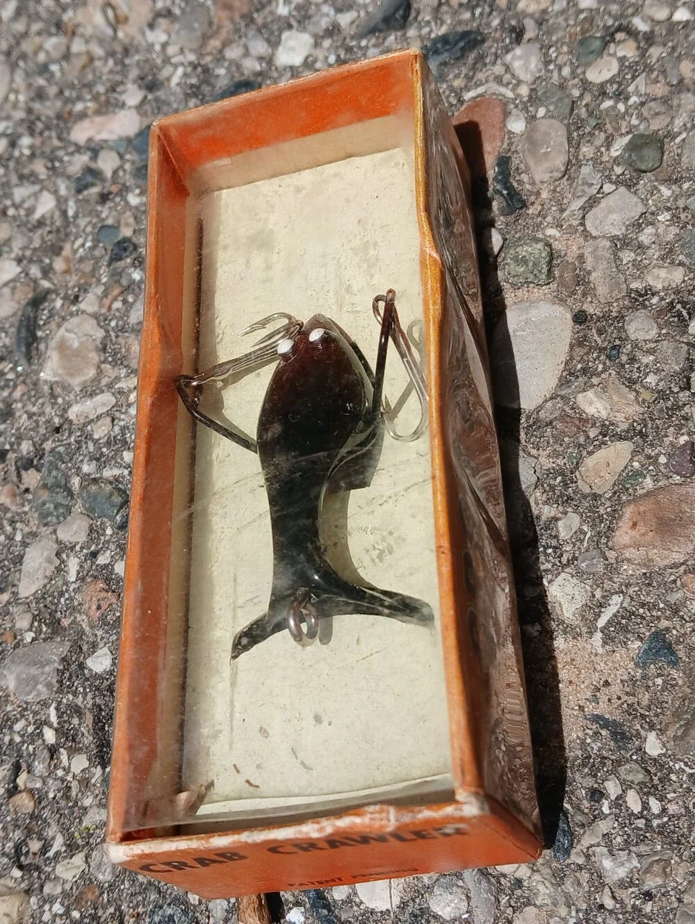 Crab Crawler Vintage Fish Lure - Black